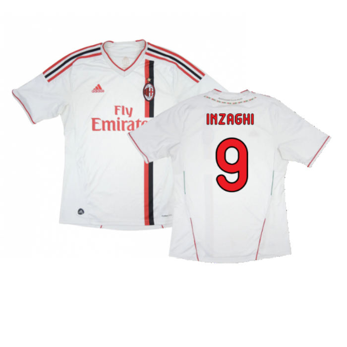 AC Milan 2011-12 Away Shirt (XXL) (Good) (Inzaghi 9)