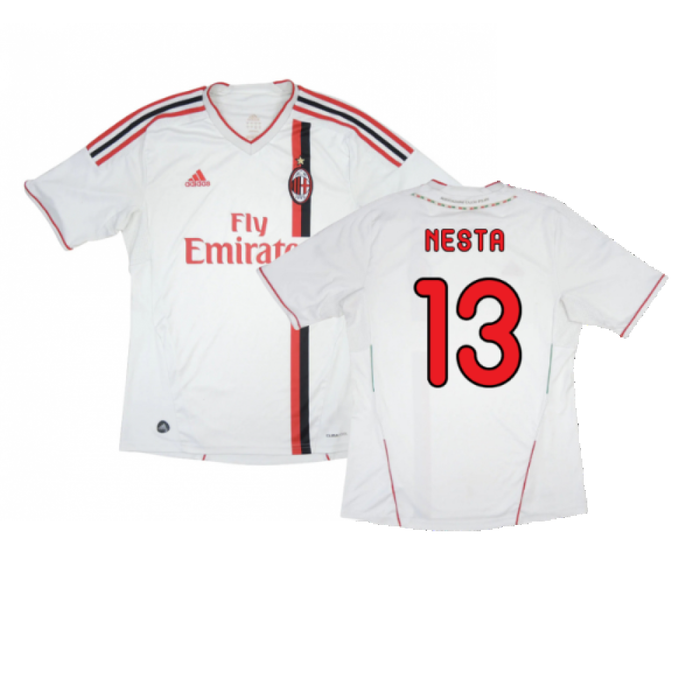 AC Milan 2011-12 Away Shirt (XXL) (Good) (Nesta 13)