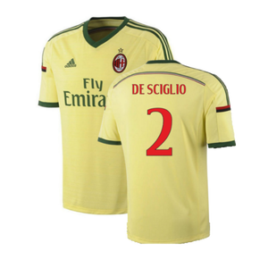 AC Milan 2014-15 Third Shirt (XL) (Very Good) (De Sciglio 2)_0