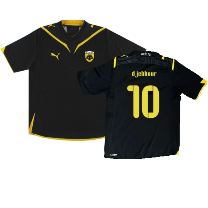 AEK Athens 2009-10 Away Shirt (M) (Excellent) (Djebbour 10)