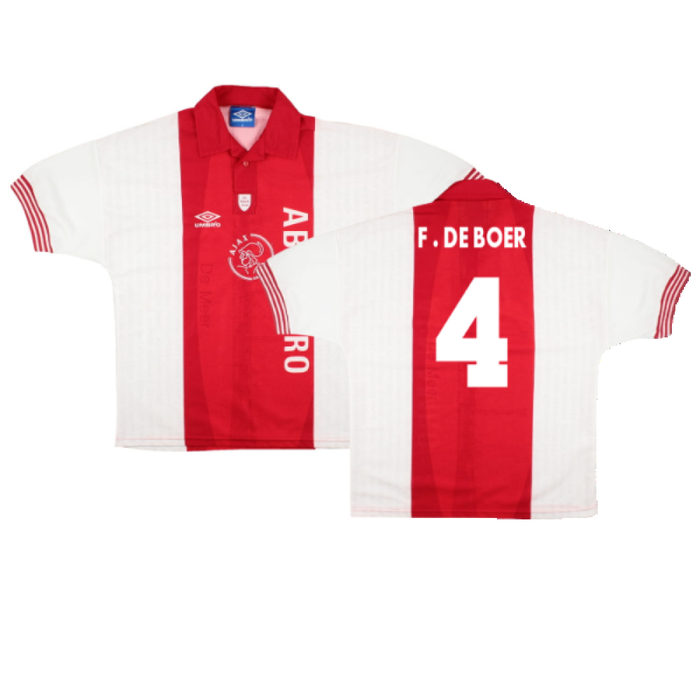 Ajax 1995-96 Special Home Shirt (M) (Excellent) (F.De Boer 4)