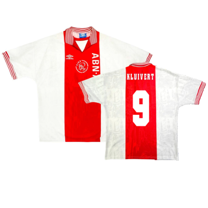 Ajax 1996-97 Home Shirt (Excellent) (Kluivert 9)