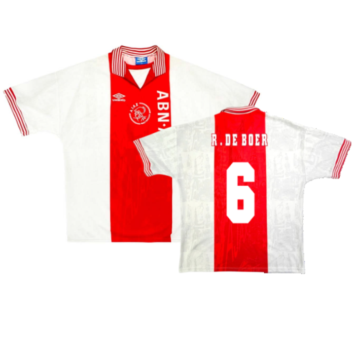 Ajax 1996-97 Home Shirt (Excellent) (R.De Boer 6)