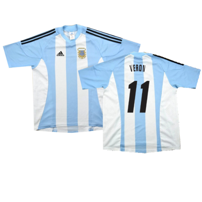 Argentina 2002-04 Home Shirt (L) (Excellent) (Veron 11)