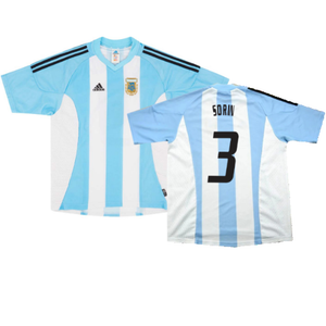 Argentina 2002-04 Home Shirt (L) (Excellent) (Sorin 3)_0