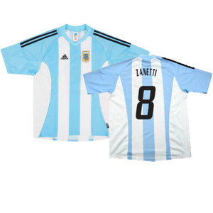 Argentina 2002-04 Home Shirt (L) (Excellent) (Zanetti 8)_0