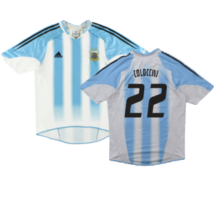 Argentina 2004-05 Home Shirt (XL) (Good) (Coloccini 22)_0