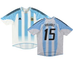 Argentina 2004-05 Home Shirt (XL) (Good) (Fernandez 15)_0