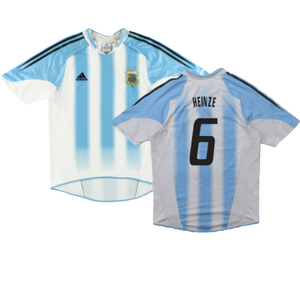 Argentina 2004-05 Home Shirt (XL) (Good) (Heinze 6)_0