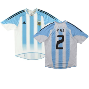 Argentina 2004-06 Home Shirt (S) (Good) (Ayala 2)_0