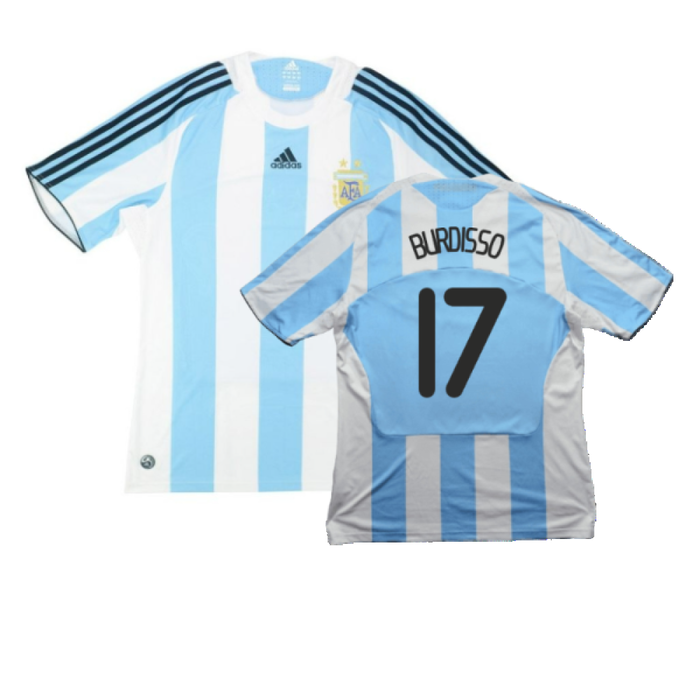 Argentina 2008-09 Home Shirt (L) (Very Good) (Burdisso 17)