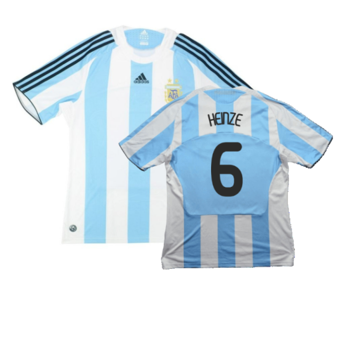 Argentina 2008-09 Home Shirt (L) (Very Good) (Heinze 6)