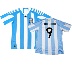 Argentina 2010-11 Home (L) (Excellent) (Batistuta 9)_0