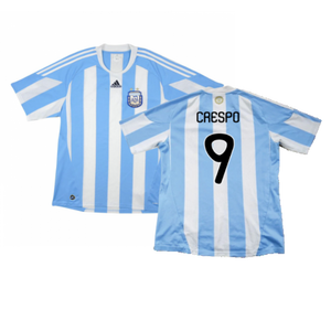 Argentina 2010-11 Home Shirt (Excellent) (Crespo 9)_0