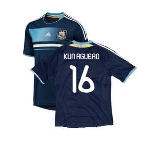 Argentina 2011-2012 Away Shirt (Good) (Kun Aguero 16)_0