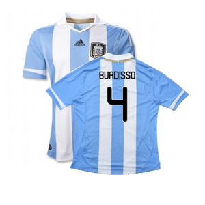 Argentina 2011-2012 Home Shirt (L) (Good) (Burdisso 4)_0