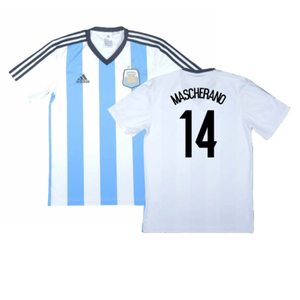 Argentina 2013-15 Basic Home Shirt (Very Good) (Mascherano 14)_0