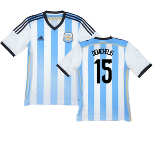 Argentina 2014-15 Home Shirt (L) (Mint) (Demichelis 15)_0