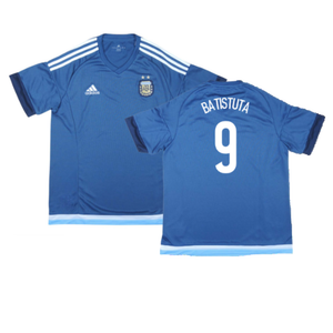 Argentina 2015-16 Away Shirt (Mint) (BATISTUTA 9)_0