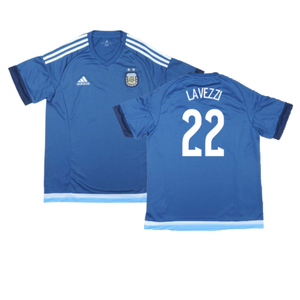 Argentina 2015-16 Away Shirt (Mint) (Lavezzi 22)_0