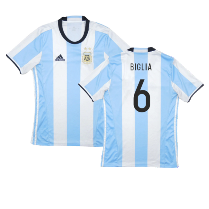 Argentina 2016-17 Home Shirt (Excellent) (Biglia 6)