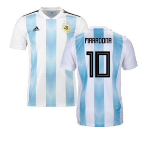 Argentina 2018-19 Home Shirt (LB) (Maradona 10) (BNWT)_0