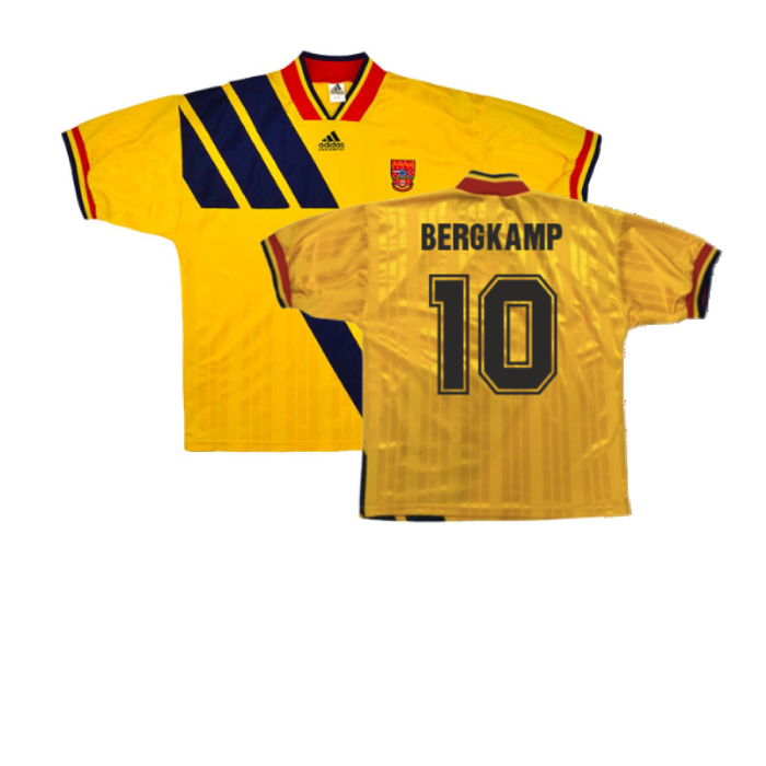 Arsenal 1993-94 Away Shirt (Excellent) (Bergkamp 10)