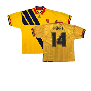 Arsenal 1993-94 Away Shirt (Excellent) (Henry 14)_0