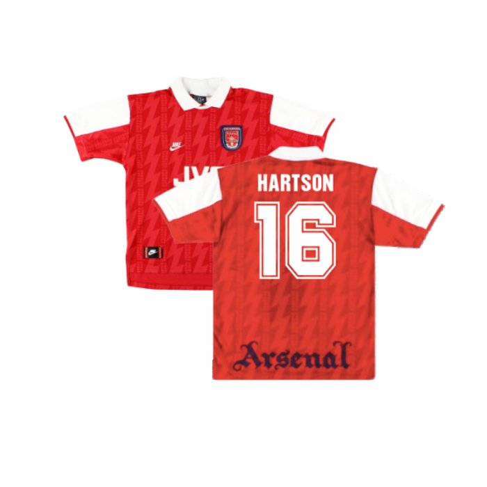 Arsenal 1994-96 Home Shirt (Excellent) (Hartson 16)