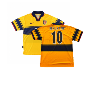 Arsenal 1997-99 Away Shirt (Excellent) (Bergkamp 10)_0