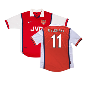 Arsenal 1998-99 Home Shirt (2XL) (Good) (Overmars 11)_0