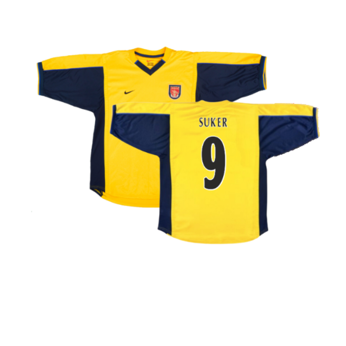 Arsenal 1999-2001 Away Shirt (2XL) (Excellent) (Suker 9)