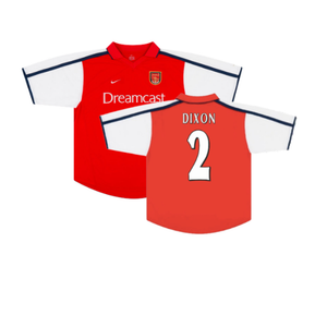 Arsenal 2000-02 Home Shirt (S) (Very Good) (Dixon 2)_0