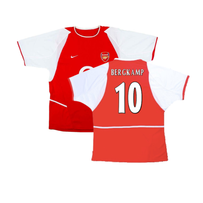 Arsenal 2002-04 Home Shirt (XL) (Very Good) (Bergkamp 10)