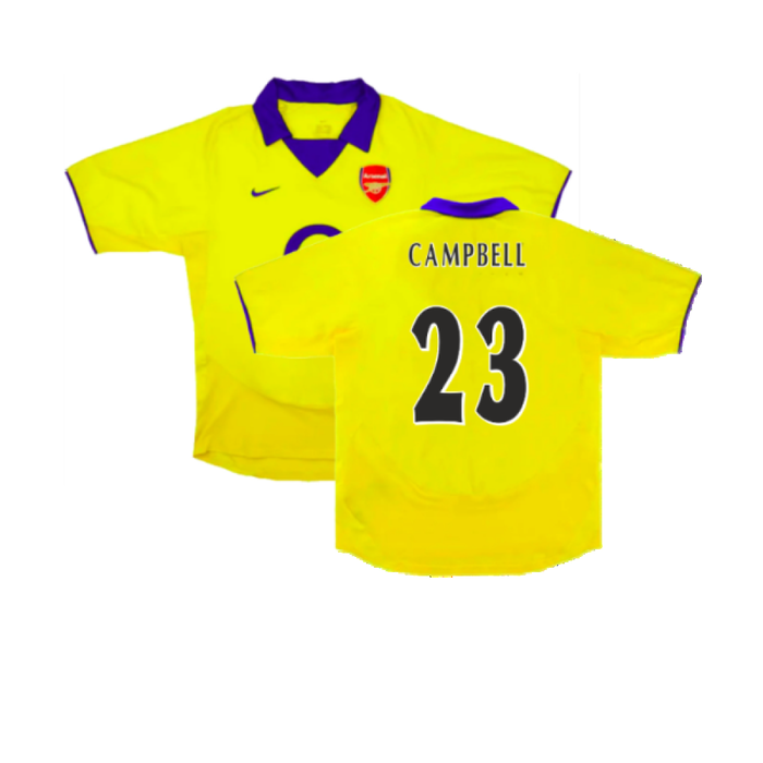 Arsenal 2003-05 Away Shirt (XL) (Good) (Campbell 23)