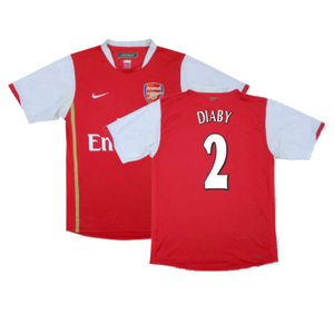 Arsenal 2006-08 Home Shirt (XL) (Excellent) (Diaby 2)_0