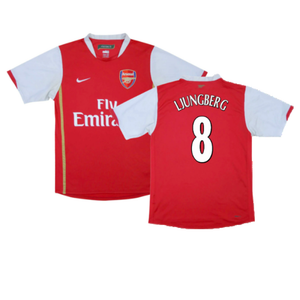 Arsenal 2006-08 Home Shirt (XL) (Excellent) (Ljungberg 8)_0