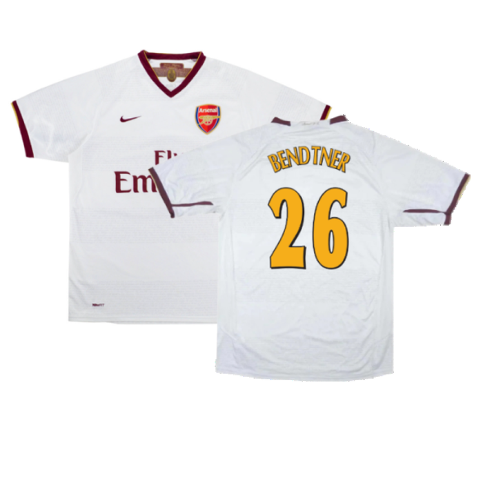 Arsenal 2007-08 Away Shirt (XL) (Excellent) (Bendtner 26)