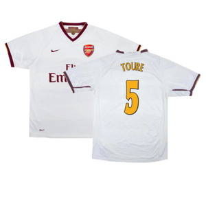 Arsenal 2007-08 Away Shirt (XL) (Excellent) (Toure 5)_0