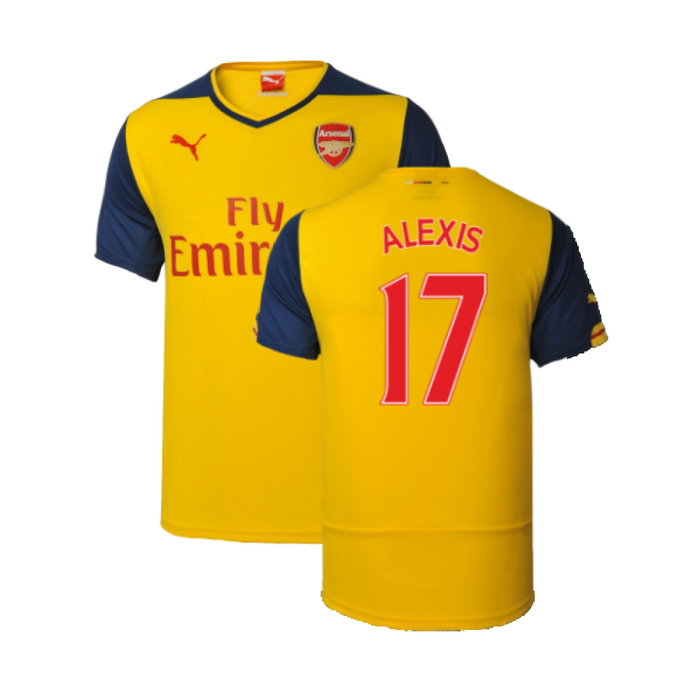 Arsenal 2014-15 Away Shirt (M) (Very Good) (Alexis 17)