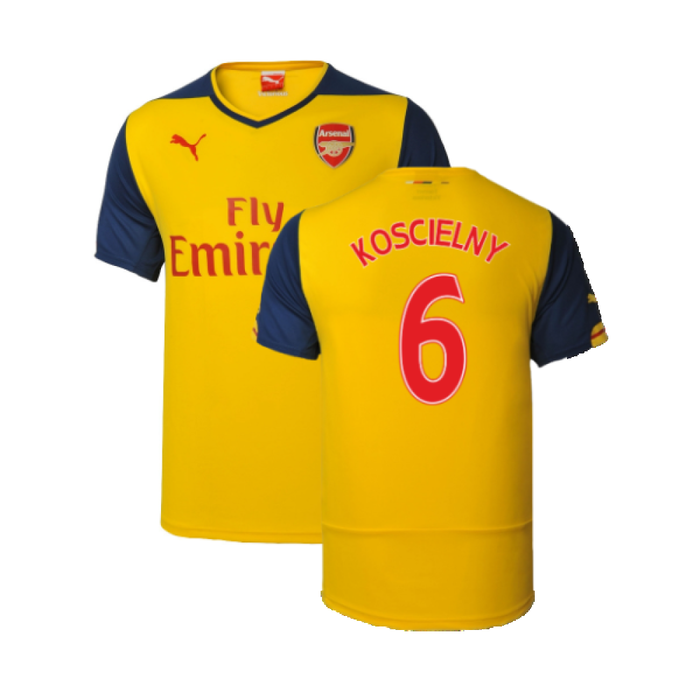 Arsenal 2014-15 Away Shirt (M) (Excellent) (Koscielny 6)