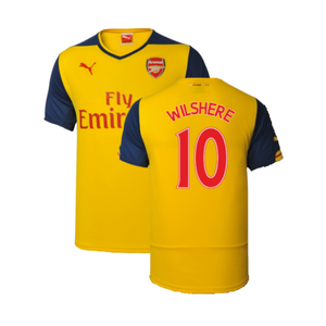 Arsenal 2014-15 Away Shirt (M) (Excellent) (Wilshere 10)_0