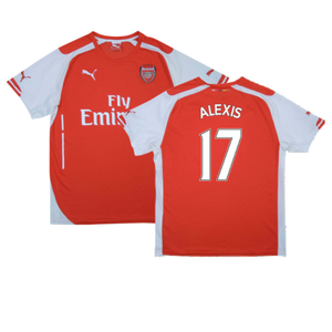 Arsenal 2014-15 Home Shirt (S) (Very Good) (Alexis 17)_0