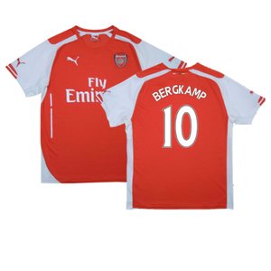 Arsenal 2014-15 Home Shirt (XS) (Mint) (BERGKAMP 10)_0