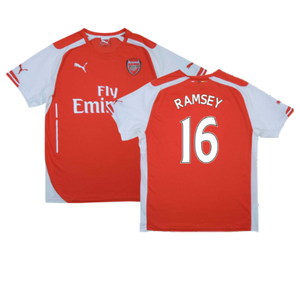 Arsenal 2014-15 Home Shirt (M) (Mint) (Ramsey 16)_0