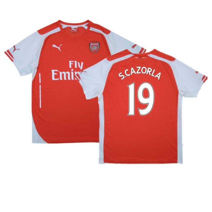 Arsenal 2014-15 Home Shirt (XS) (Mint) (S.Cazorla 19)