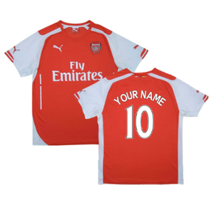 Arsenal 2014-15 Home Shirt (L) (Your Name 10) (Very Good)_0