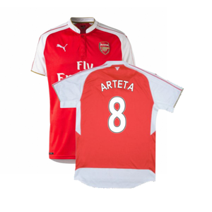 Arsenal 2015-16 Home Shirt (Excellent) (ARTETA 8)_0