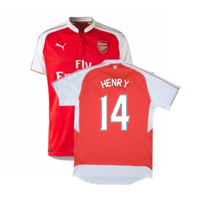 Arsenal 2015-16 Home Shirt (S) (HENRY 14) (Excellent)_0