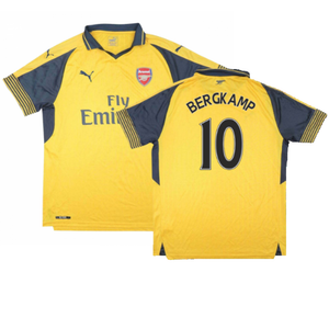 Arsenal 2016-17 Away Shirt (XXL) (Mint) (BERGKAMP 10)_0